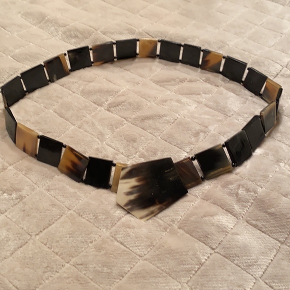 Belt made of horn. Handmade - Picture 9 of 17